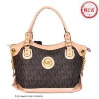 michael kors jacquard monogram groot bruin boekentassen Amsterdam Online 5bsct673